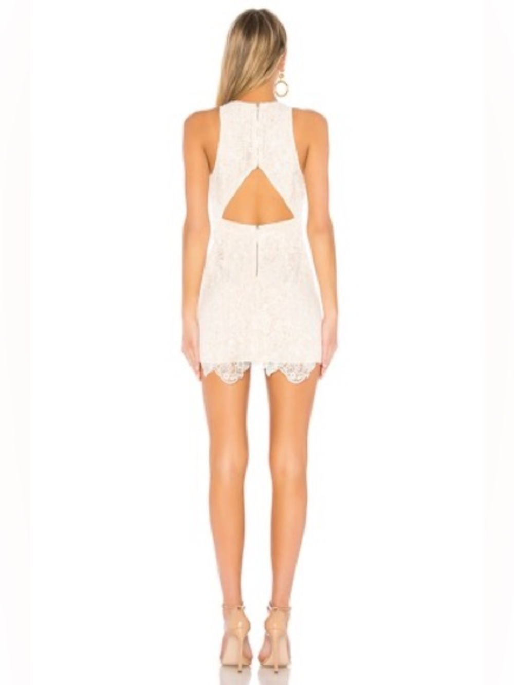 NWT Superdown Revolve Patty High Neck Crochet Dress Sz Small